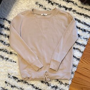 Cable & Gauge Beige Crewneck Sweatshirt